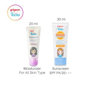Pelembab Wajah&Sunscreen PIGEON TEENS (Moisturizer for all skin 20ml & Sunscreen SPF PA/35+++ 30ml)