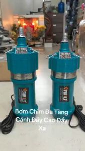 Máy Bơm Chìm Đa Tầng Cánh Swirl 1.1Kw - 1.5Kw