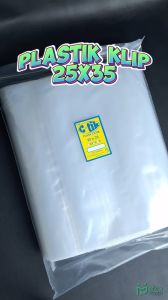 Plastik Klip 25x35 (isi 100pcs) / Plastik Packing Baju Kaos Seal Zip Lock Cetik
