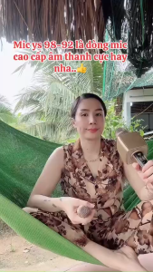 Micro Karaoke Bluetooth YS98 Mic Bluetooth Song Ca Kèm loa không dây giả giọng nói  Tặng kèm chân mic