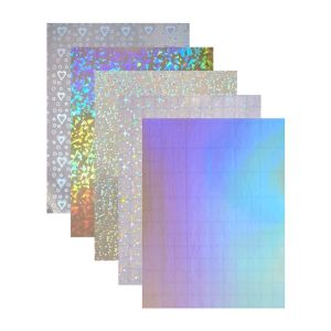 Handmade DIY Cold Laminating Film A4 Full Holographic Laser Layering Film Glossy Matte Waterproof Scratch-Resistant Bopp Laminating Film
