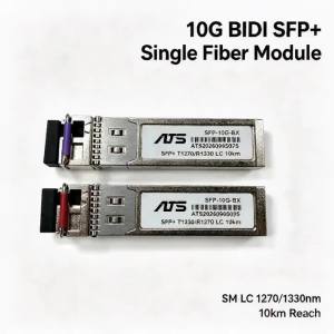10G BIDI SM LC SFP+ 1270/1330nm Single Mode 10KM/20KM/40KM Fiber Optic Module Compatible for Cisco Mikrotik Switch