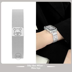 psnld | Dây Đeo Thay Thế Dễ Thương cho Xiaomi Mi Band Nữ Kiểu Mới Dây Milan Magnetic