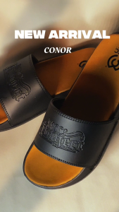 MCC Project Sandal Pria Kekinian Dewasa Selop Conor Tan Sandal Cowok Pria Sandal Slide Pria Sendal Ringan Selop Size 36-43