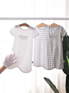 Haobeibi Baby Cotton Mesh Sleeping Bag Baby Short Sleeve Rompers Children Rompers Pajamas Air Conditioning Clothes Bellyband