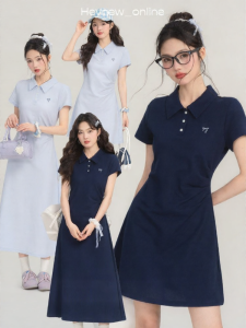 Đầm polo loveheynew tay ngắn phong cách nữ sinh tôn dáng