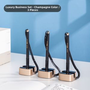 deli | Anti-lost Sticky Base Desk Pen 0.5mm