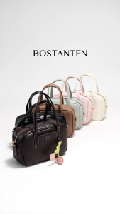 BOSTANTEN Mini Speedy Bag กระเป๋าสะพายข้างผู้หญิง ทรงทันสมัย เรียบง่าย จุของได้เยอะ