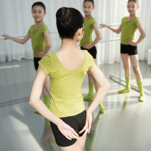 QINANXI | Practice Dance Outfit for Girls Sleeveless Separate Set