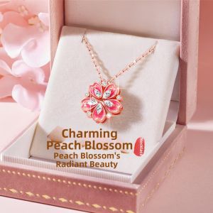 Luxury Peony Pendant Necklace for Her