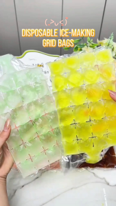 50pcs Disposable Ice Pack Freezer Ice Pack Self -sealed Ice Makes Edible Ice Making Box Summer DIY Drink Ice