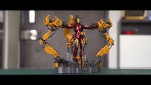 Mô Hình Iron Man MK4 Suit Up Gantry – ZD Toys Chính Hãng ZM78