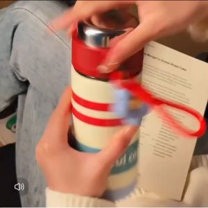 ดูดีถ้วยร้อนและเย็น กระติกน้ํา500ml สแตนเลส316 ขวดน้ำเก็บร้อน-เย็น ขวดน้ําพกพา-205