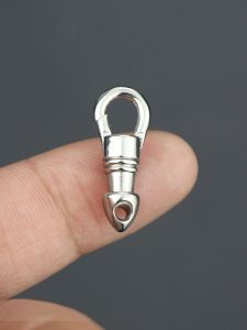 Mini Rotatable Quick Hang Keychain 304 Stainless Steel EDC Multi-Tool Connector Key Holder Outdoor Camping Travel Gear