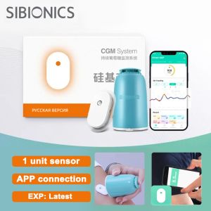 Sibionics 1pc CGM Continuous Glucose Sensor 24-Hour Blood Sugar Monitoring Android App Sync