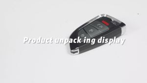 5 Piece XHORSE XKB506EN B5 Flip 3 Buttons XK Series Wire Remote Key Extreme Black