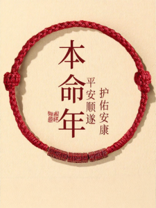 FUJINJIA | Cinnabar Good Luck Charm Bracelet