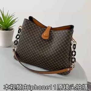 Baggie (Ready Stock) Bucket Bag Women Shoulder Bag Prints Handbags PU Leather Female Top Hand Bag Crossbody Fashion