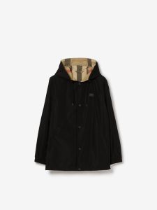 Burberry | Two-Sided Dual Wear Plaid Hooded Coat