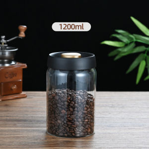Vacuum Seal Storage Jar Food Grade Borosilicate Glass