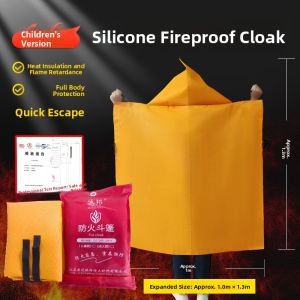 DESHAO | Fireproof Silicone Escape Blanket for High-rise Home and Children Fire Protection