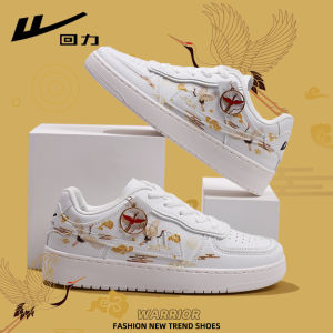 Giày Đế Bằng Sành Điệu Trong Nước Thiểu Số Thiết Kế Gốc Warrior Giày Nam Giày Nữ Phong Cách Trung Quốc Cổ Cao Giày Vẽ Tay Cặp Đôi Giày Mẫu Mới Mùa Xuân Nam
