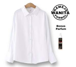 Kemeja Putih Wanita - Kemeja Kerja WaniTA - HEM Putih Wanita