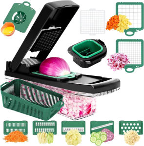 15-In-1 Multifunctional Vegetable Shredder Potato And Onion Slicer With Egg Shredder Fruit Dicer Portable Grater Kitchen Gadget