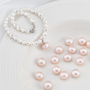 Pale Pink Flat Round Pearl Beads: A Guide to Faux Pearl DIY Jewelry Accessories