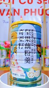 Bột Củ Sen Hạnh Nhân Hạt Chia (hộp 500g) An Thần Ngủ Ngon Đẹp Da Giữ Dáng