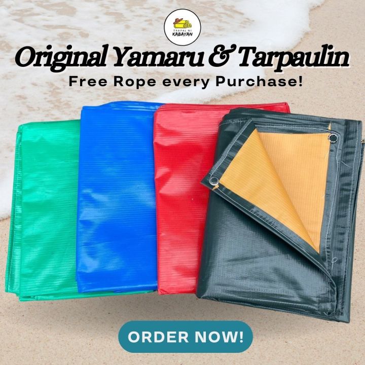 4x6ft PVC Trapal Tolda Lona Multipurpose Tarpaulin Rain Cover Sun Cover