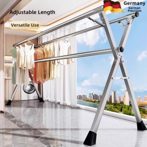 Expandable Folding Clothes Rack
