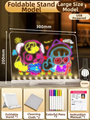 XIONGBUFAN | Glowing Handwriting Erasable Drawing Board