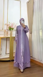 Dress jumbo Seana/dress wanita Busui/Dress pesta kondangan/baju wanita murah/Gamis jumbo LD 110/dress terkini 2025
