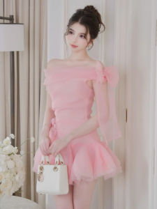 Elegant Sweet Pink Dress