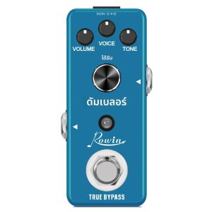 ROWIN LEF-315 กีตาร์ Dumbler Pedal Analog Dumbler Overdrive Pedals สําหรับกีตาร์ไฟฟ้า Medium Distortion True Bypass