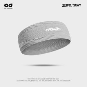 Golovejoy Sport Headband Absorb Mồ Hôi Dài Rộng Cho Nữ Bóng Rổ Thể Thao Yoga Thể Dục Mát Xá Dài Rộng Cho Nam