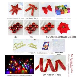 Festive Commercial Decoration Christmas Tree Ornament Set