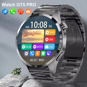 Men Smart Watch AMOLED Screen Wireless Call All-day Heart Rate Monitoring Smartwatch 100+ Sports Modes Waterproof Fitness Clock