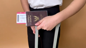 กระเป๋าใส่พาสปอร์ต PVC กันน้ำ ปกพาสปอร์ตใส ปกพาสปอร์ตด้านป้องกัน ปกใส่พาสปอร์ต ปกใส่เอกสาร