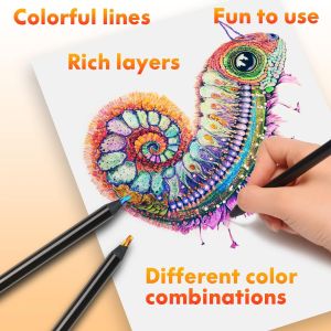 12 Colors Rainbow Pencils 10 mm Thick Jumbo Colored Pencils for Adults Multicolored Pencils for Art Drawing Coloring SketchingArt Supplies Christmas Gift For Kids