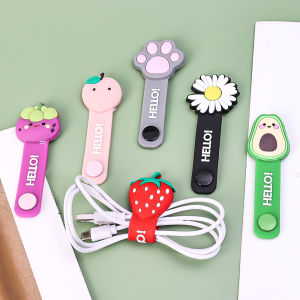 【On Sale】Cable Organizer Ties Cable Management Desktop Workstation Wire Manager Cord Holder