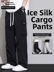 TUCANO | Icy Silk Material Mens Cargo Pants Summer Light