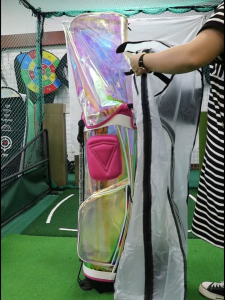Universal Clear Golf Carry Cart Stand Bag Rain Cover PVC Outdoor Waterproof Club Bags Raincoat Dustproof Portable Golf Bag Cover