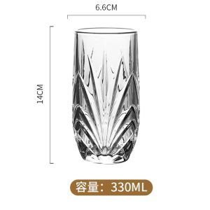 Thick Glass Cocktail Cup Special Drink Juice Cup Bar Cole Morris Cup High Aesthetic Value Creative Cocktail Glass Barware