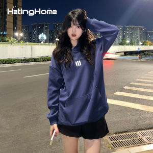 HetingHOME | เสื้อฮู้ดฟลีซสำหรับคู่รักในฤดูใบไม้ร่วง