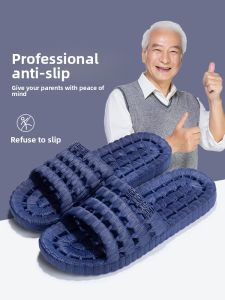 MONLEYTA | Non-Slip Bath Slippers Mens Bathroom Slippers Quick Dry Hollow Out Drainage Anti-Slip Odor Control Shower Special Indoor Slippers