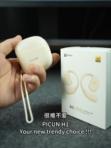 Picun H1 Open Ear Headphones Earbuds Wireless Charging Noise Reduction for Calls Deep BassLonger battery lifeSurround Audio