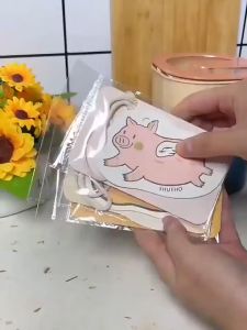 【SG Ready Stock】Wood pulp cotton sponge wipe kitchen household dishcloth absorbent become larger dishwashing rags brush pots and pans dish towel sponge wipe