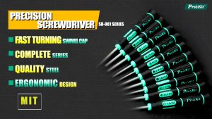 Proskit Precision Screwdriver 1PK-081-T8H For StarType W/ Temper Proof T8H